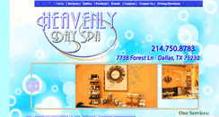 Desktop Screenshot of heavenlynailsdayspa.com